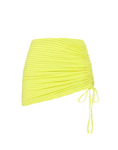 Alula Falu Triangl Yellow Sparkle Stripe Mini Skirt
