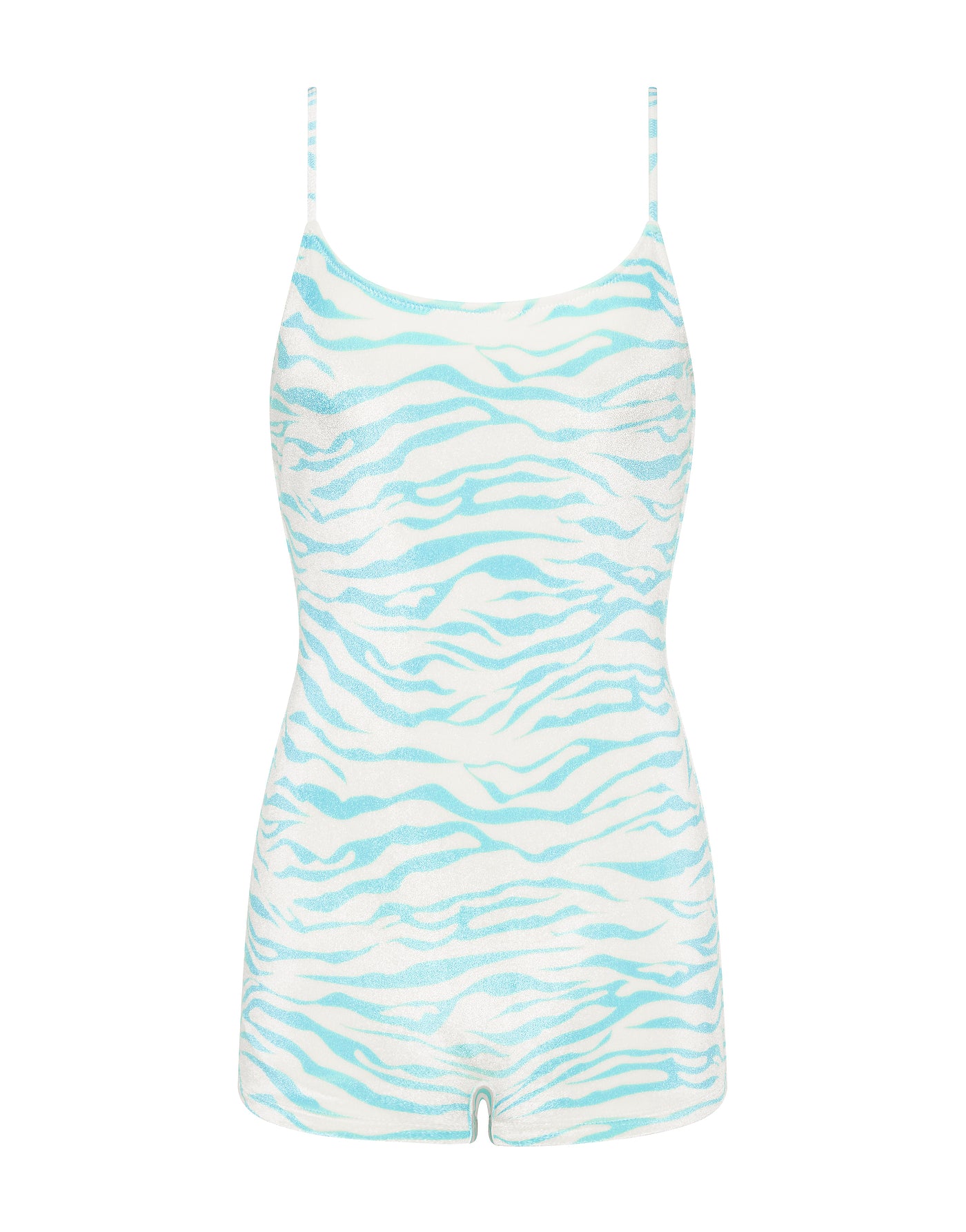 Coco Pezz Triangl Blue Zebra Playsuit