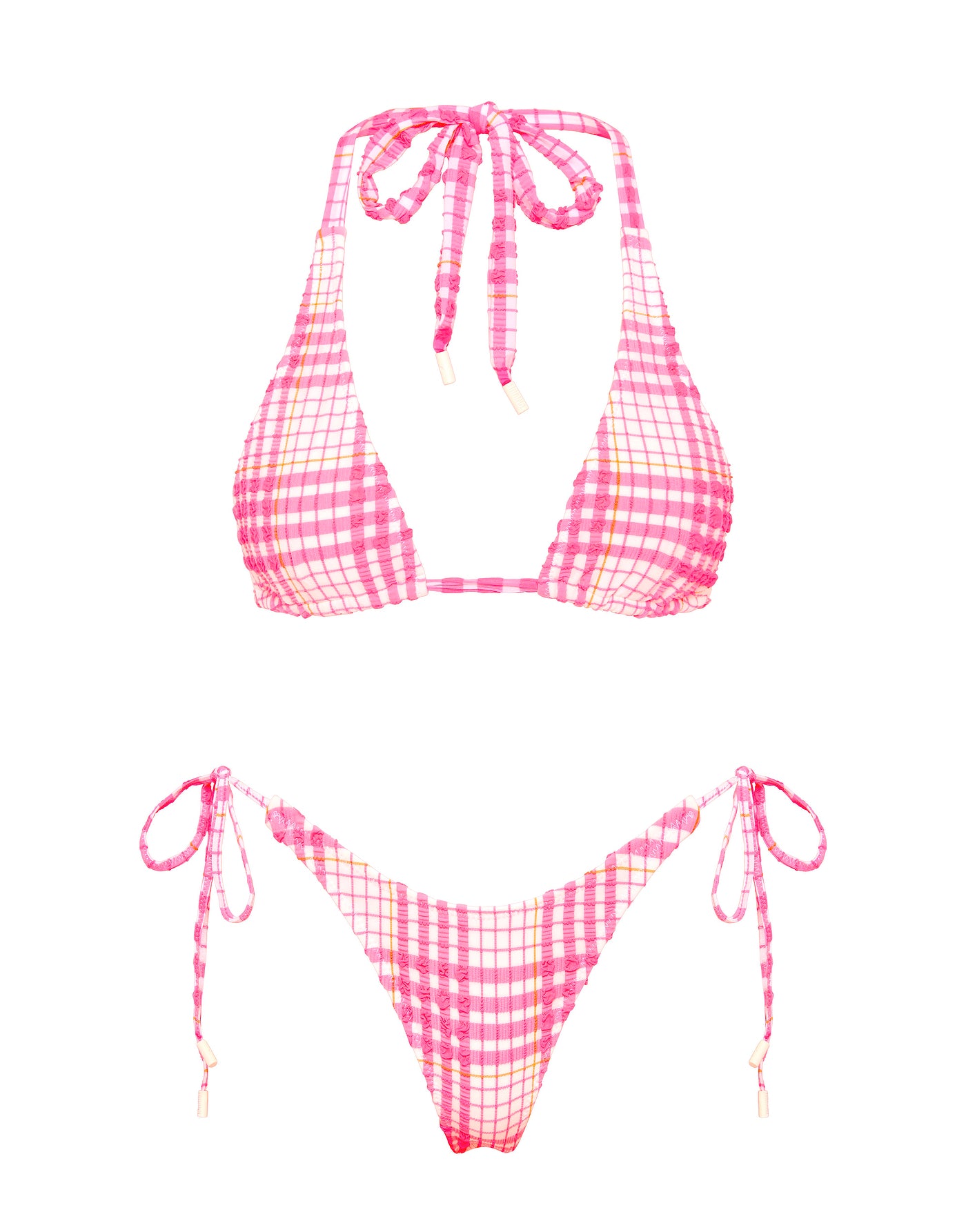 DARA PETALI PinkTriangle Bikini Set
