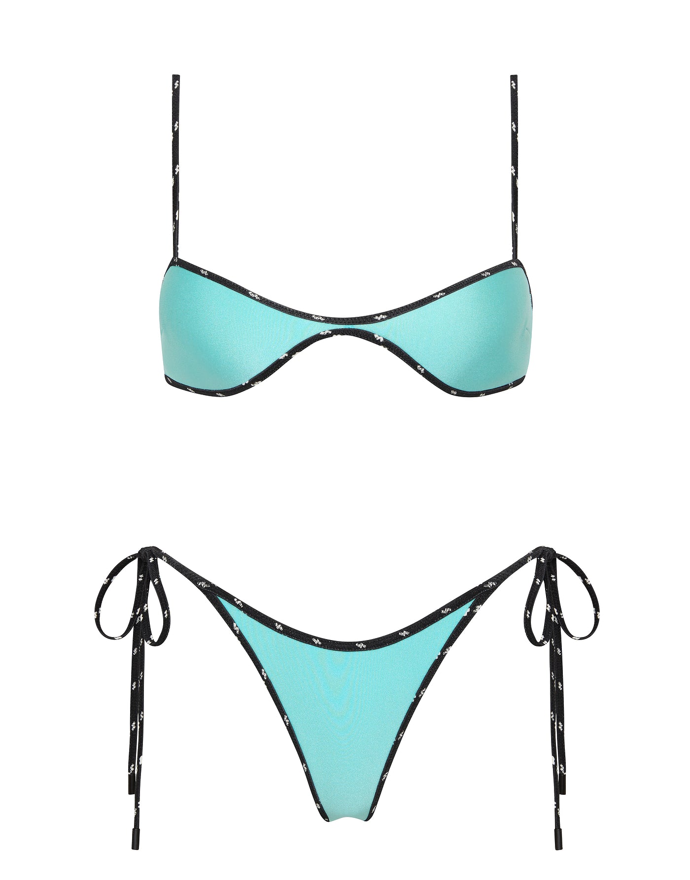 ESTE ELECTRIC Neoprene Scoop Bikini Set