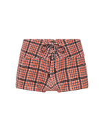 FREDY JAM VELVET CHECK Short