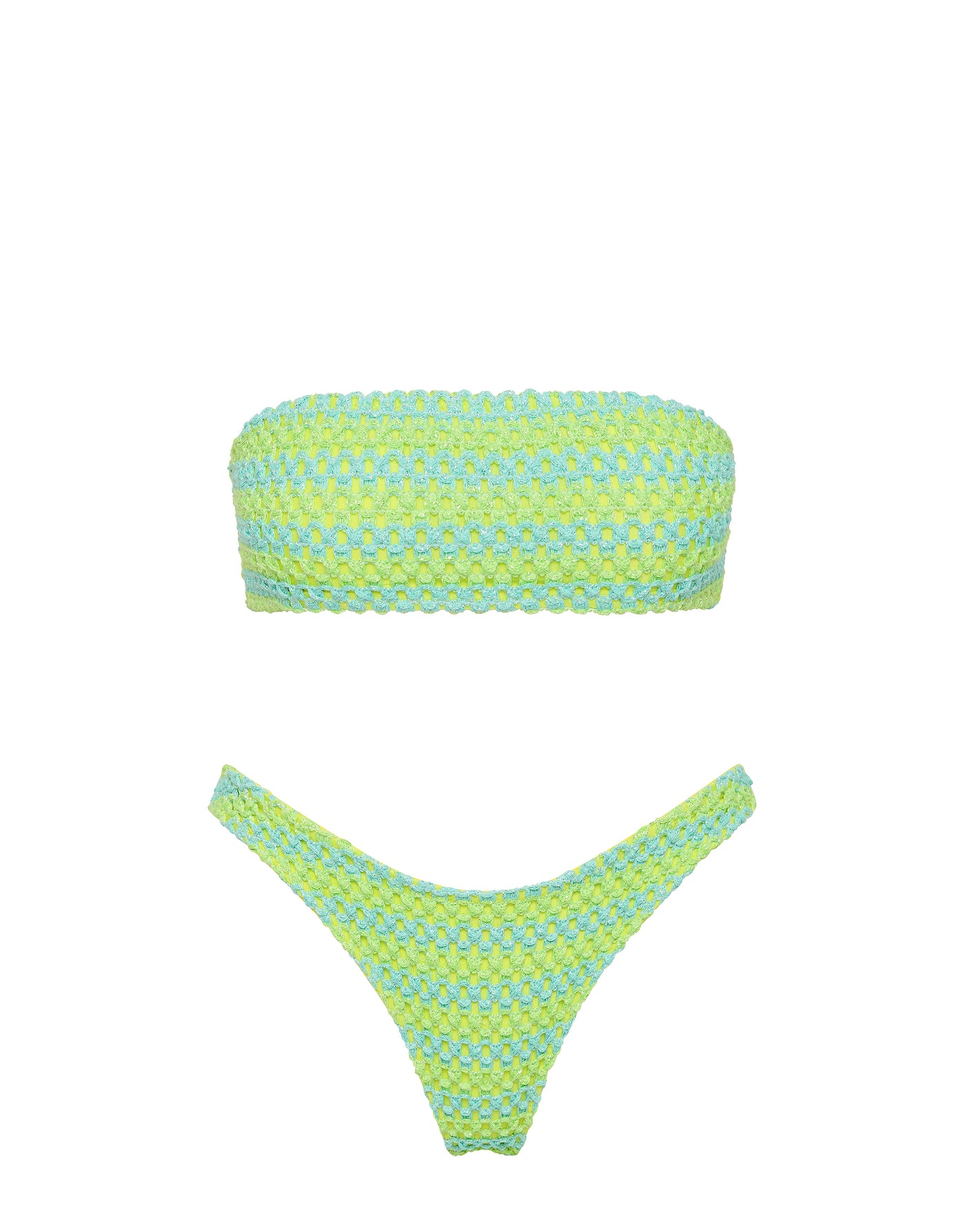 FREYA - FESH Crochet Bandeau Bikini Set