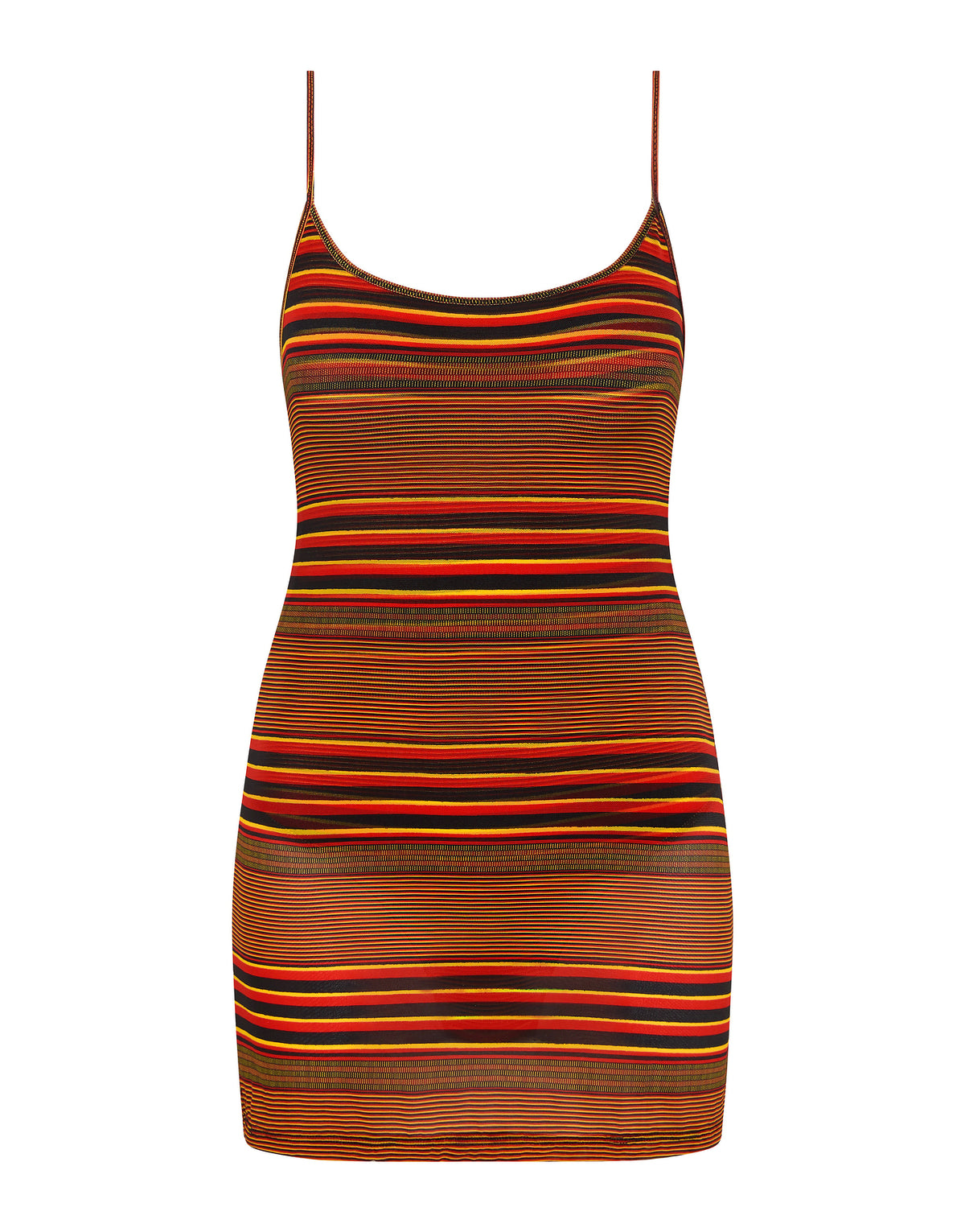 JAMI BRICK STRIPE Mini Dress