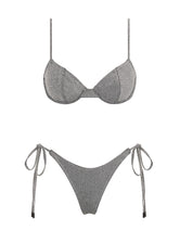 JARA - SILVER SPARKLE Balconette Bikini