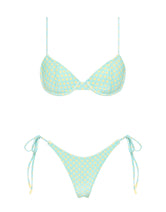 JARA SUN SPRINKLE Polka Dot Balconette Bikini Set