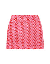 KASI - ALINA Pink Crochet Skirt