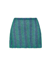 KASI - SAXE Green Crochet Skirt