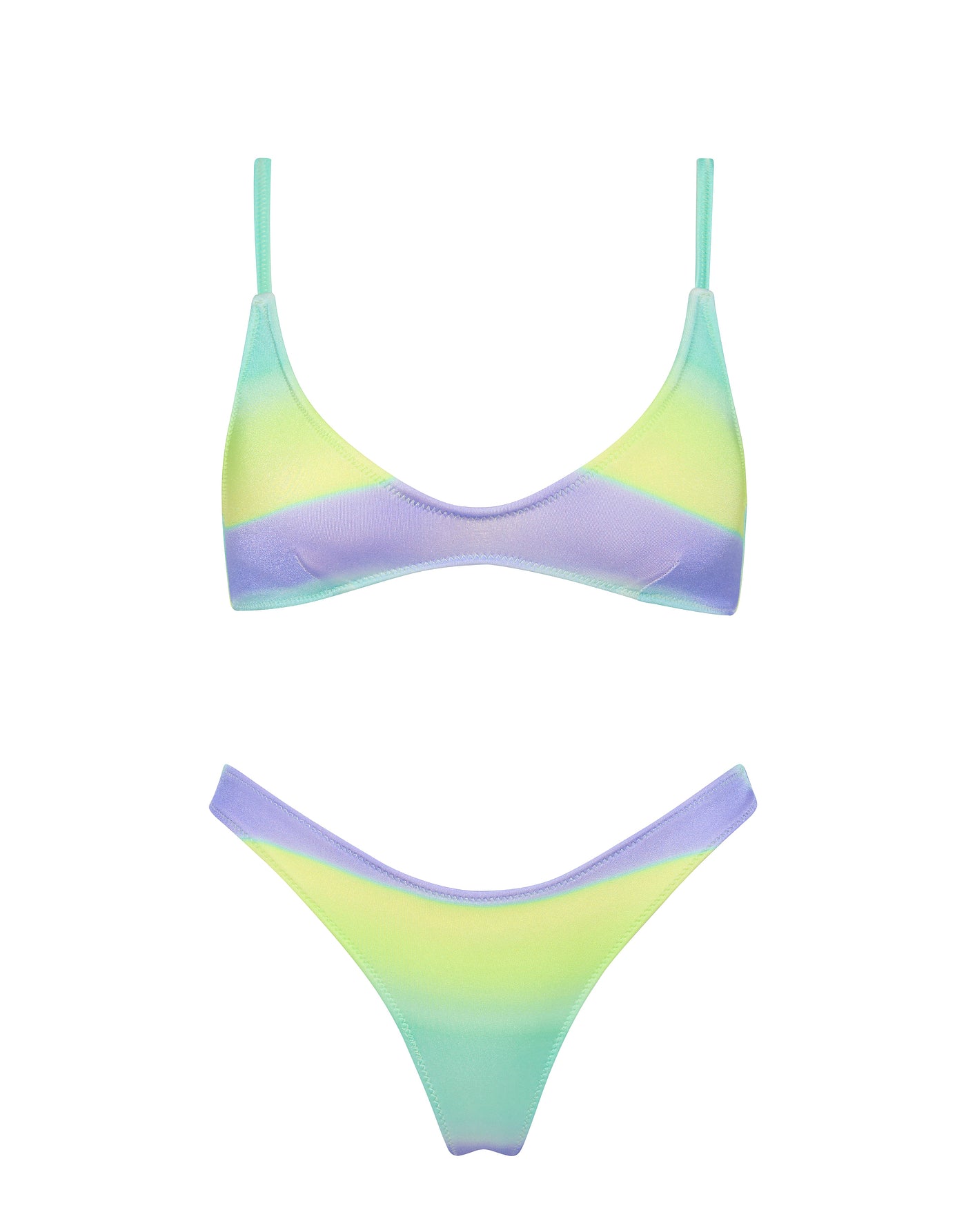 MAIA CALE Ombre Scoop Bikini Set