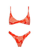 MAIA - ELVI Red Star Scoop Bikini Set