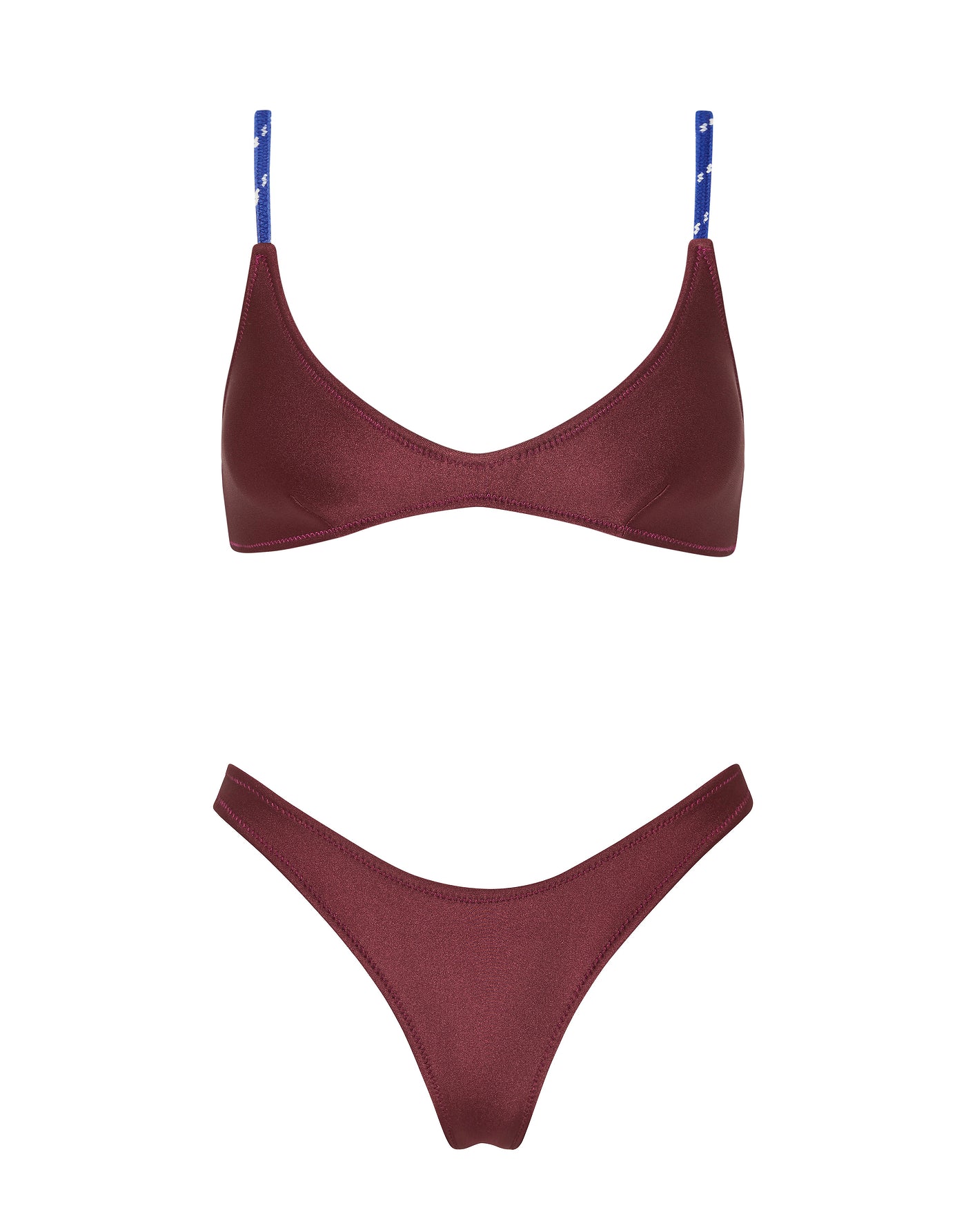 MAIA FARO Neoprene Crop Bikini Set