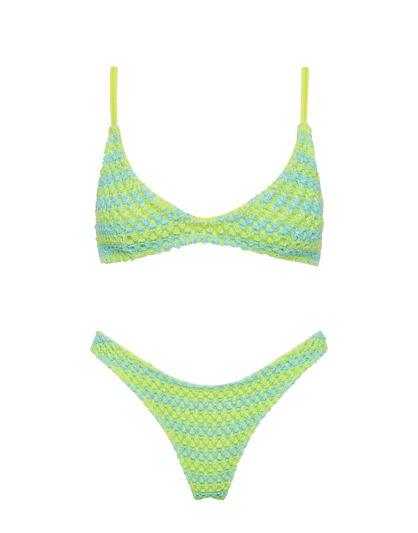 MAIA - FESH Crochet Scoop Bikini Set
