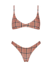 MAIA JAM VELVET CHECK Crop Bikini Set