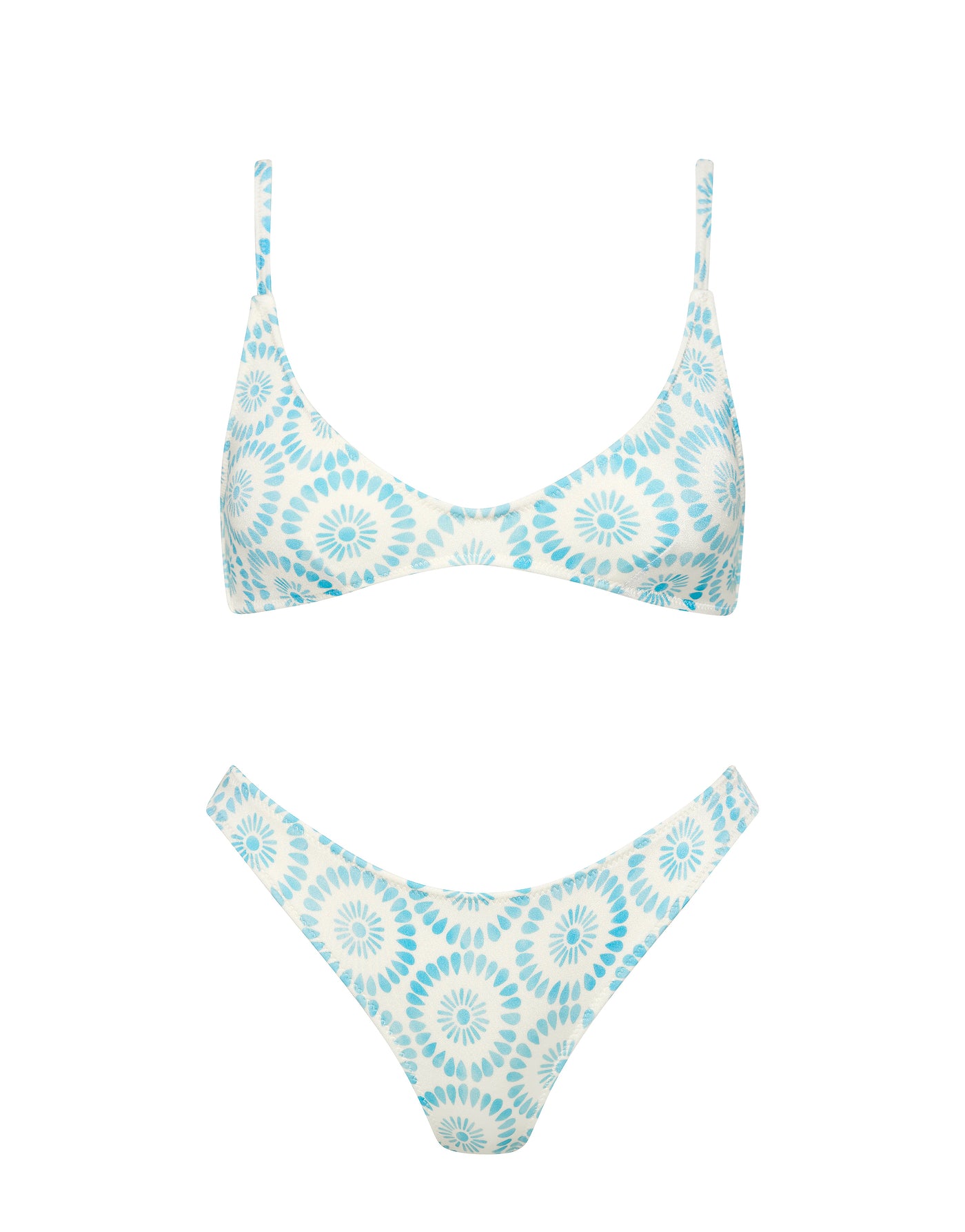MAIA - MASE Blue Scoop Bikini Set