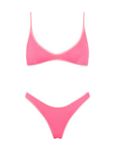 MAIA PINK PUNCH SPARKLE Crop Bikini Set