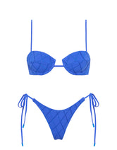 MALA BANC Blue Balconette Bikini Set