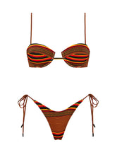 MALA BRICK STRIPE Balconette Bikini Set