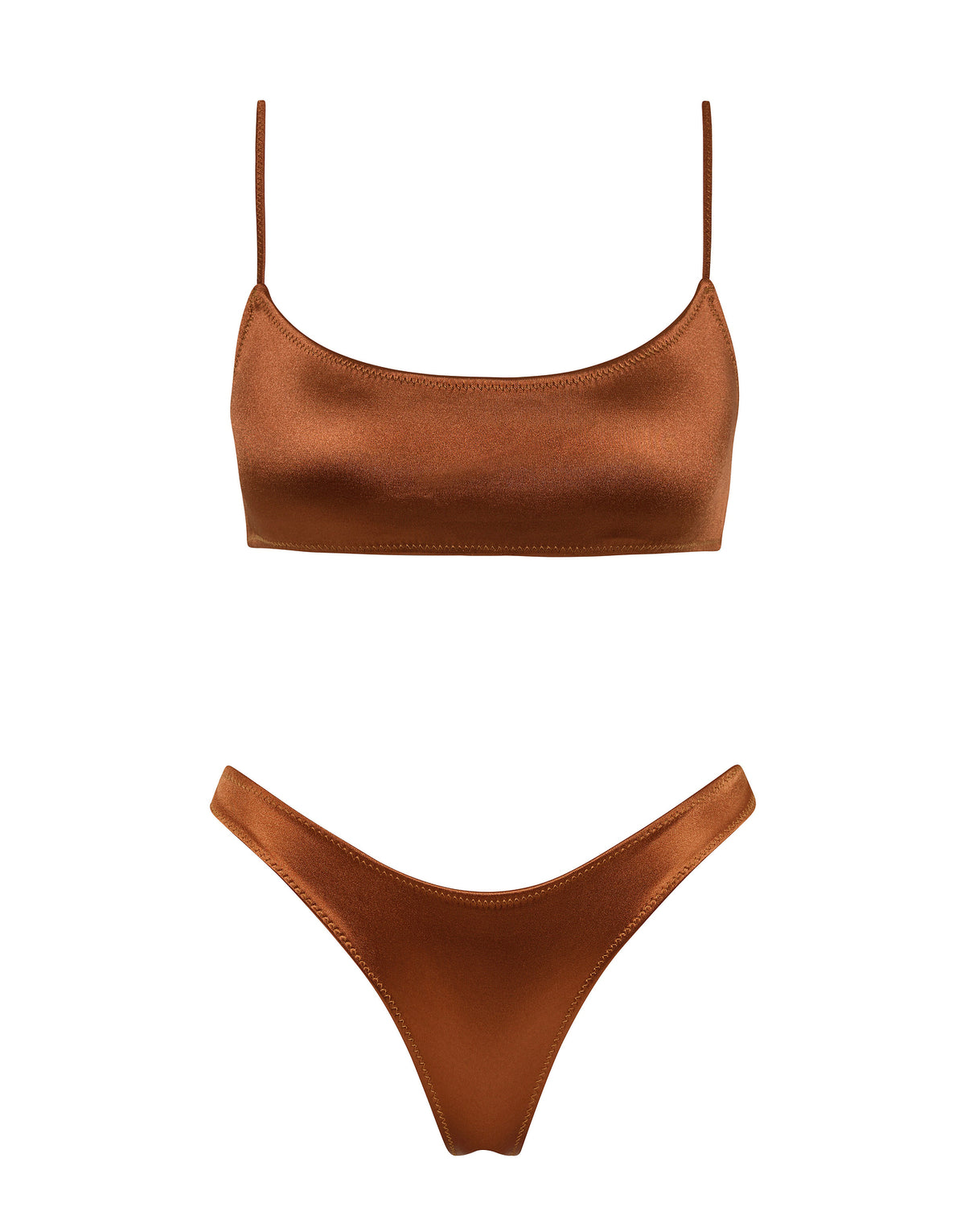 MICA COCO SHINE Crop Bikini Set
