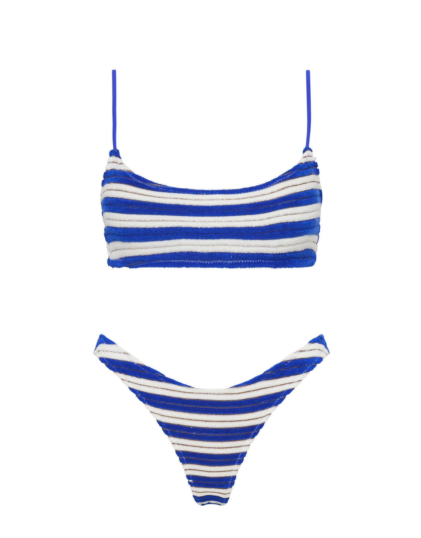 MICA JOLY Terry Towelling Crop Bikini Set – Triangl
