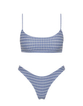 Mica Loko Triangl Blue Check Bikini