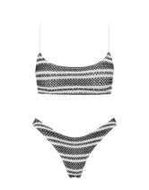 MICA SALTE Crochet Crop Bikini Set
