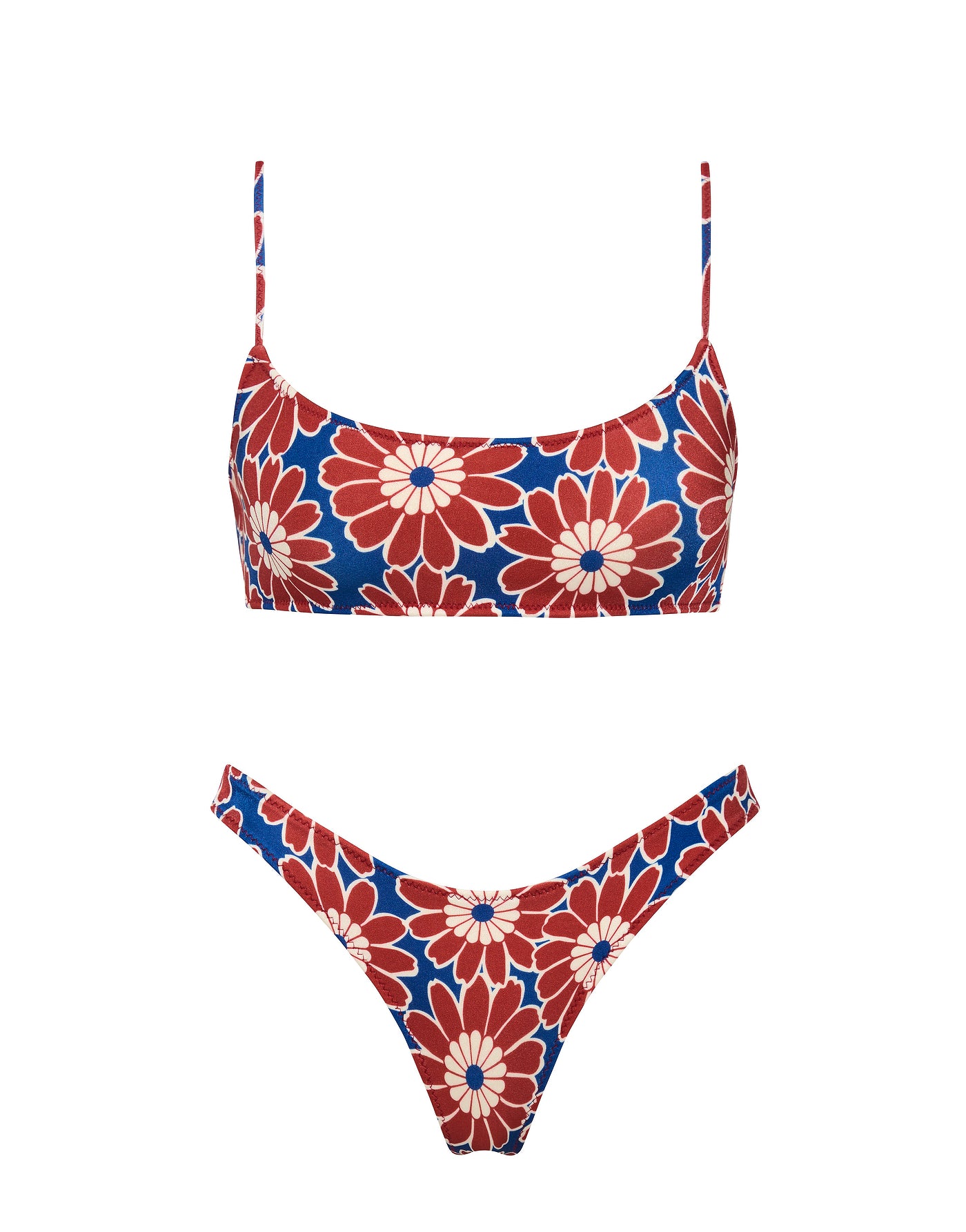 MICA - TOCO Floral Crop Bikini Set