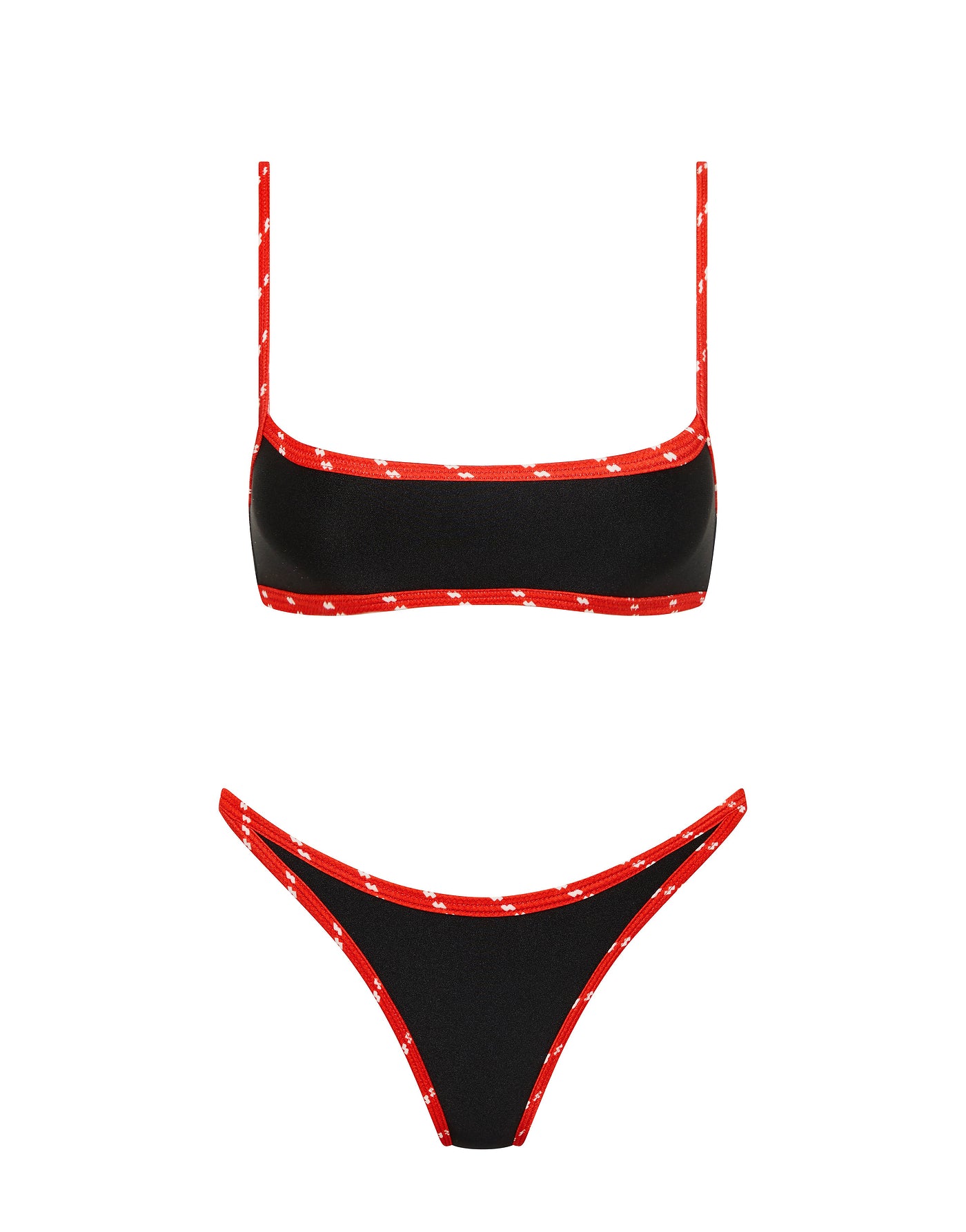 MIMA BOSSA Neoprene Crop Bikini Set