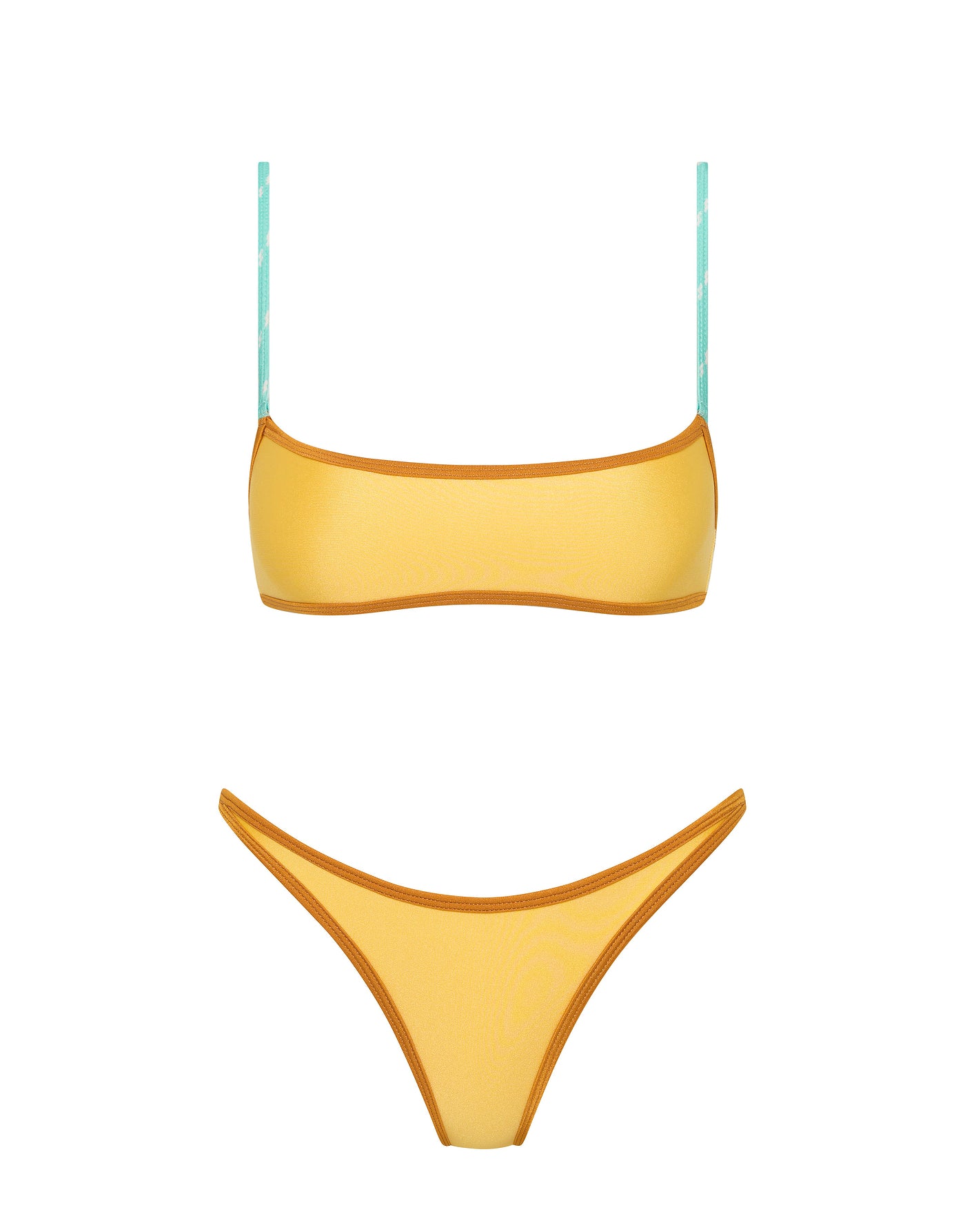MIMA CANARY CRUSH Neoprene Crop Bikini Set