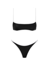 MIMA JETT Black Crop Bikini Set