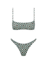 MIMA POLLO Geometric Crop Bikini Set