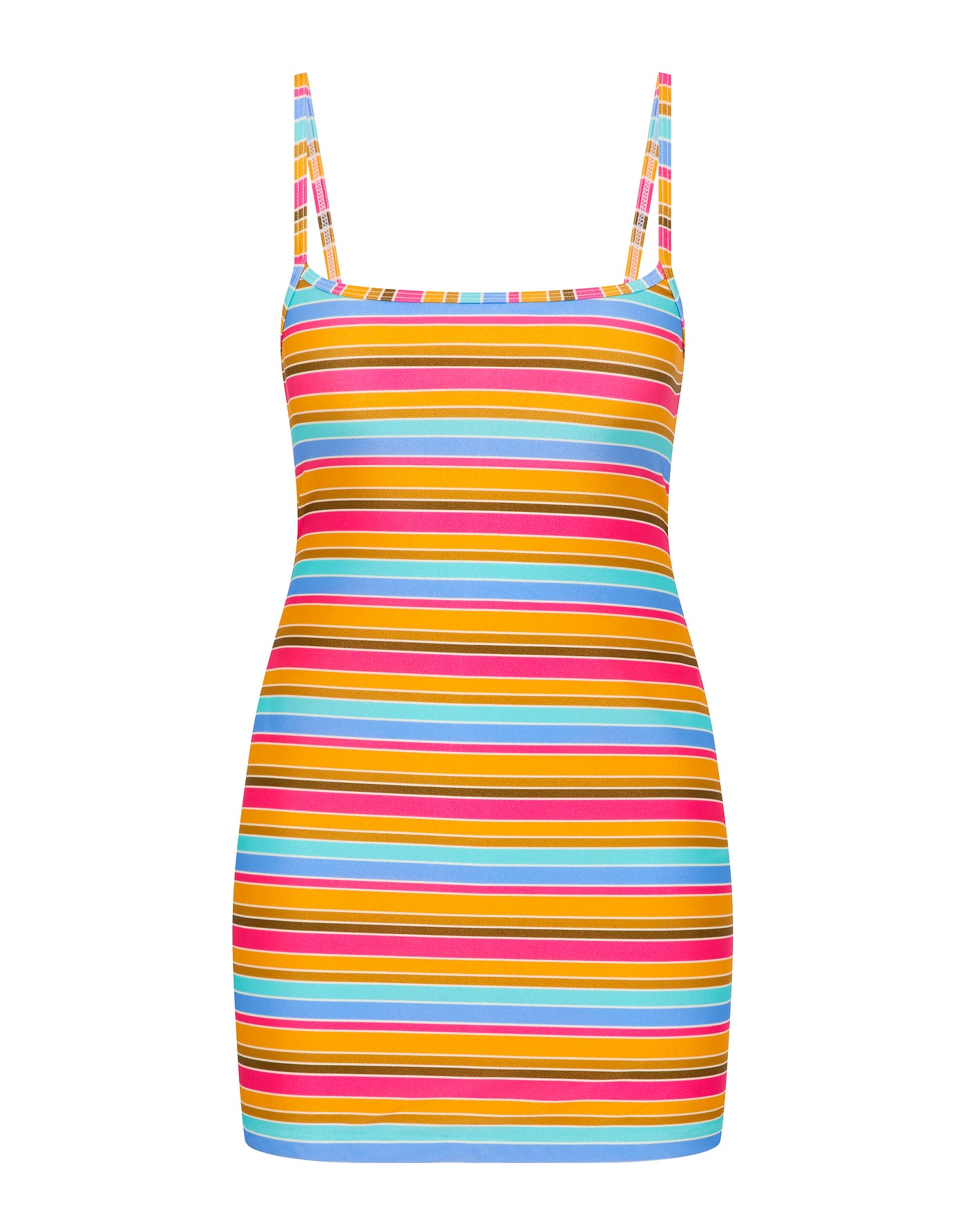 MINNI MELON STRIPE Mini Dress – Triangl