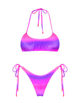 MYRTA - CHARI Tie-Dye Halter Bikini Set