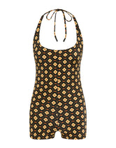 NURIA PERL Geometric Playsuit