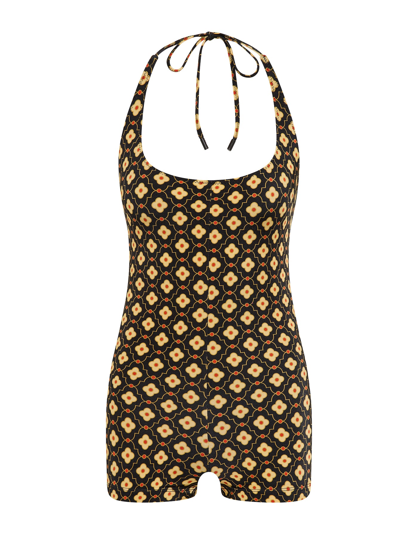 NURIA PERL Geometric Playsuit