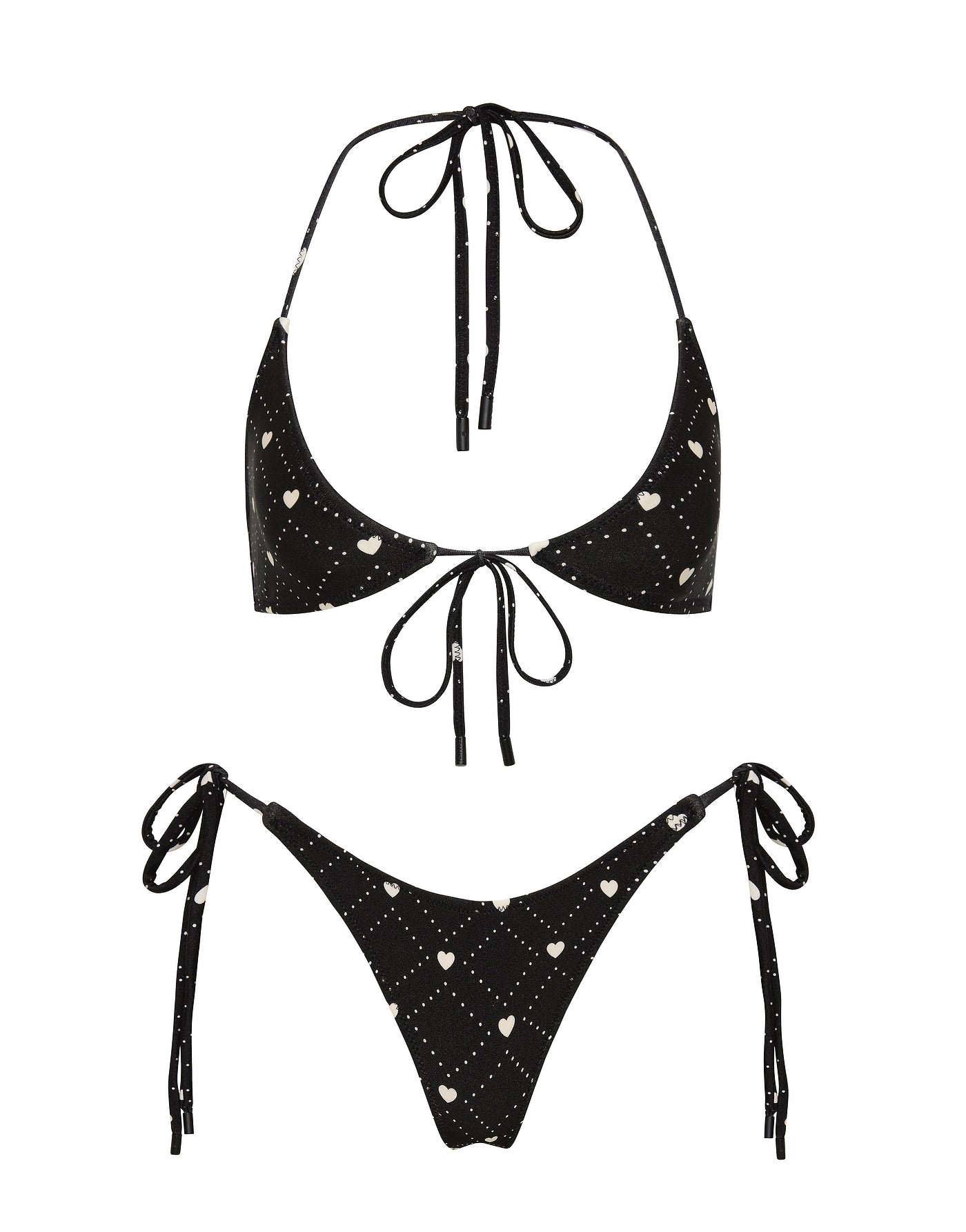 SOFI PENY Black Halter Bikini Set