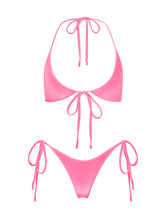 SOFI PINK CANDY VELVET Halter Bikini Set