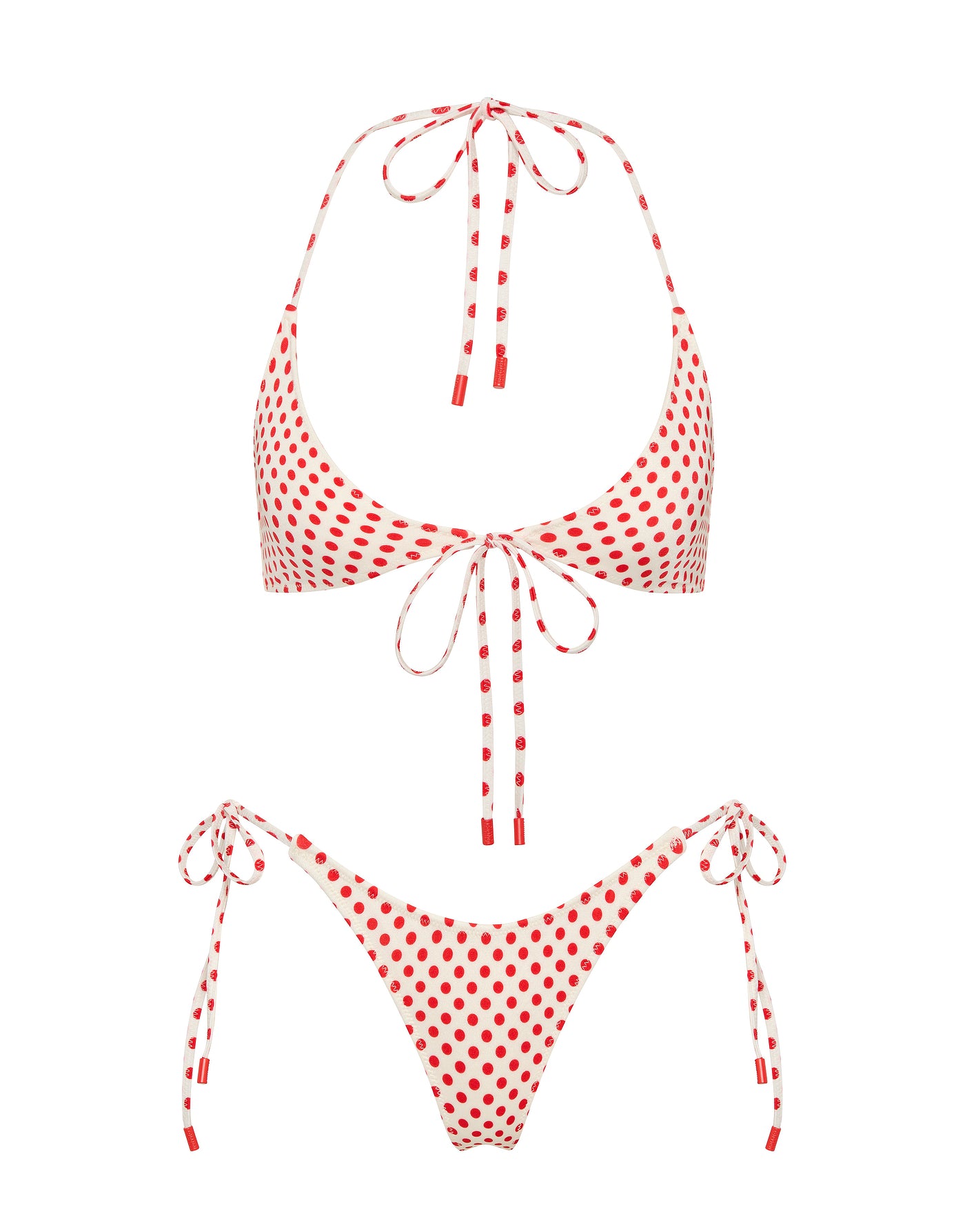 SOFI SCARLETT SPOT Halter Bikini Set