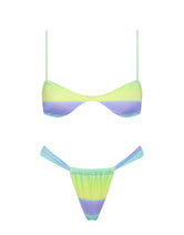 STELL CALE Ombre Scoop Crop Bikini Set