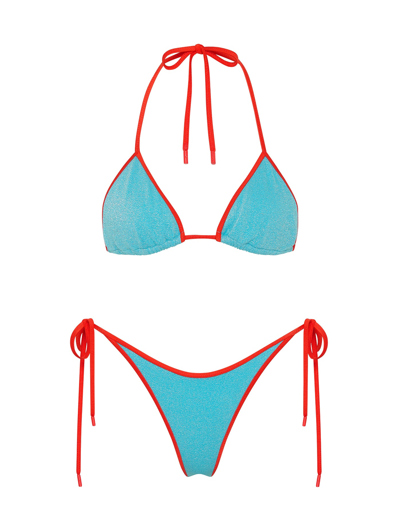 VINCA AZURE SPARKLE Triangle Bikini Set