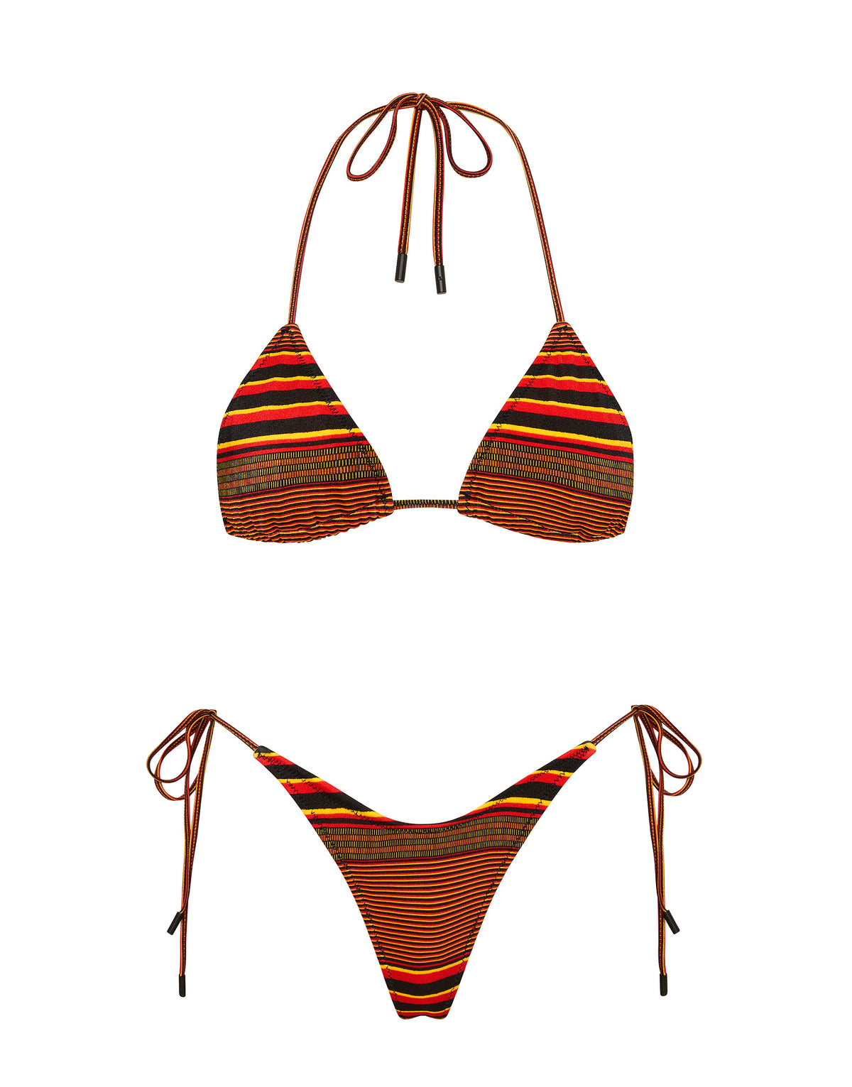 VINCA BRICK STRIPE Triangle Bikini Set