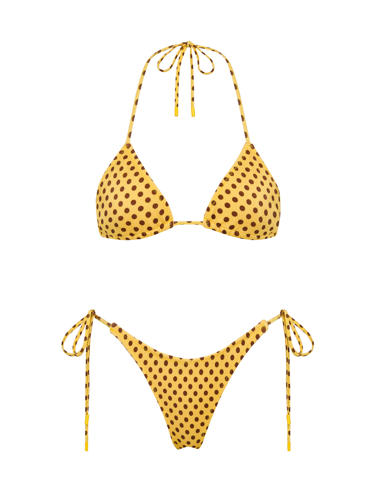 VINCA BUTTERSCOTCH DOT Triangle Bikini Set