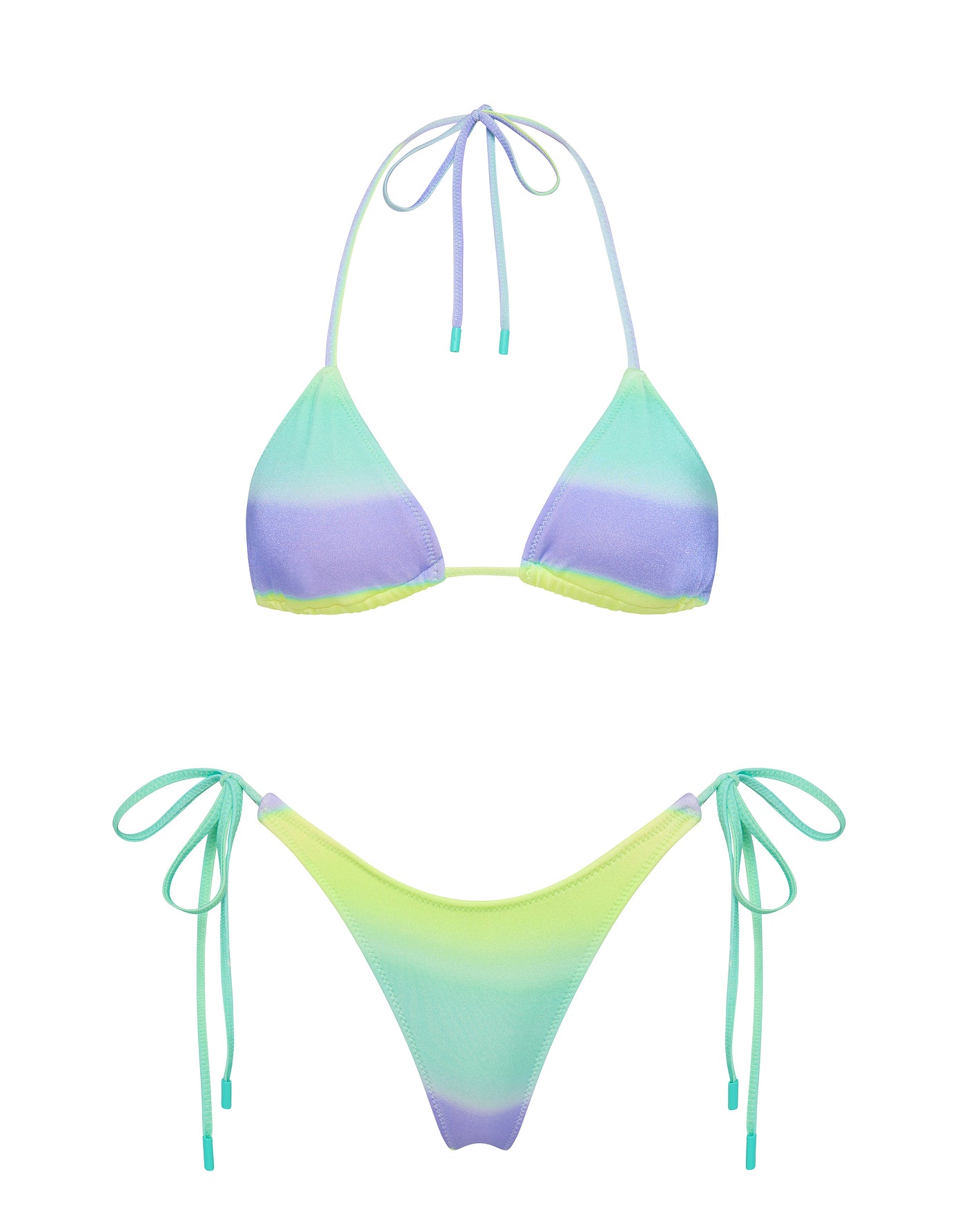 VINCA CALE Ombre Triangle Bikini Set