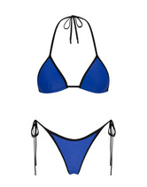 VINCA COBALT Neoprene Triangle Bikini Set