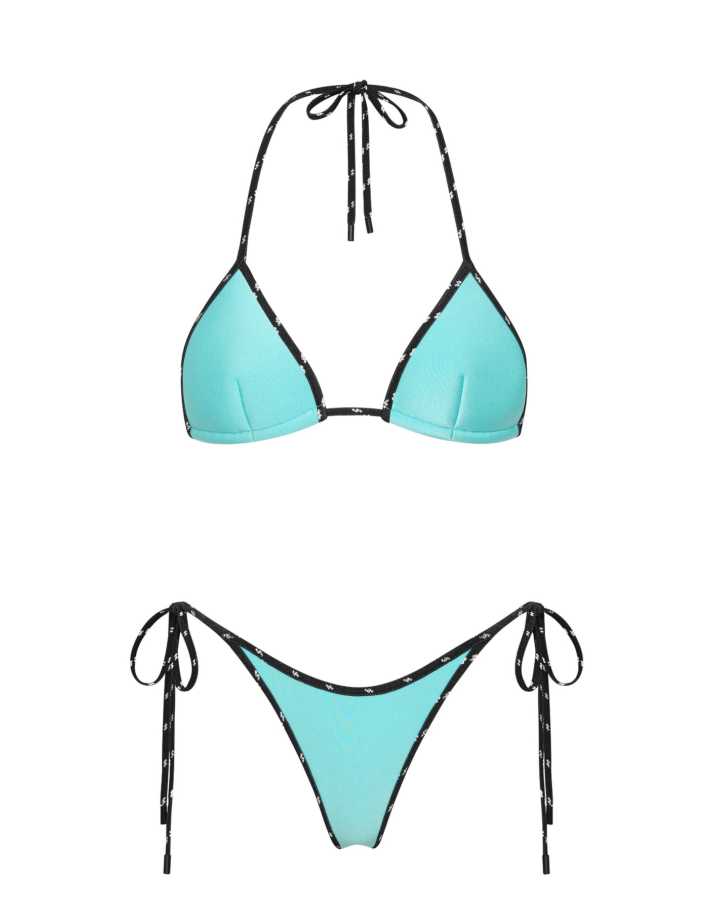 VINCA ELECTRIC Neoprene Triangle Bikini Set