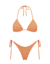 VINCA GARA Textured Triangle Bikini Set