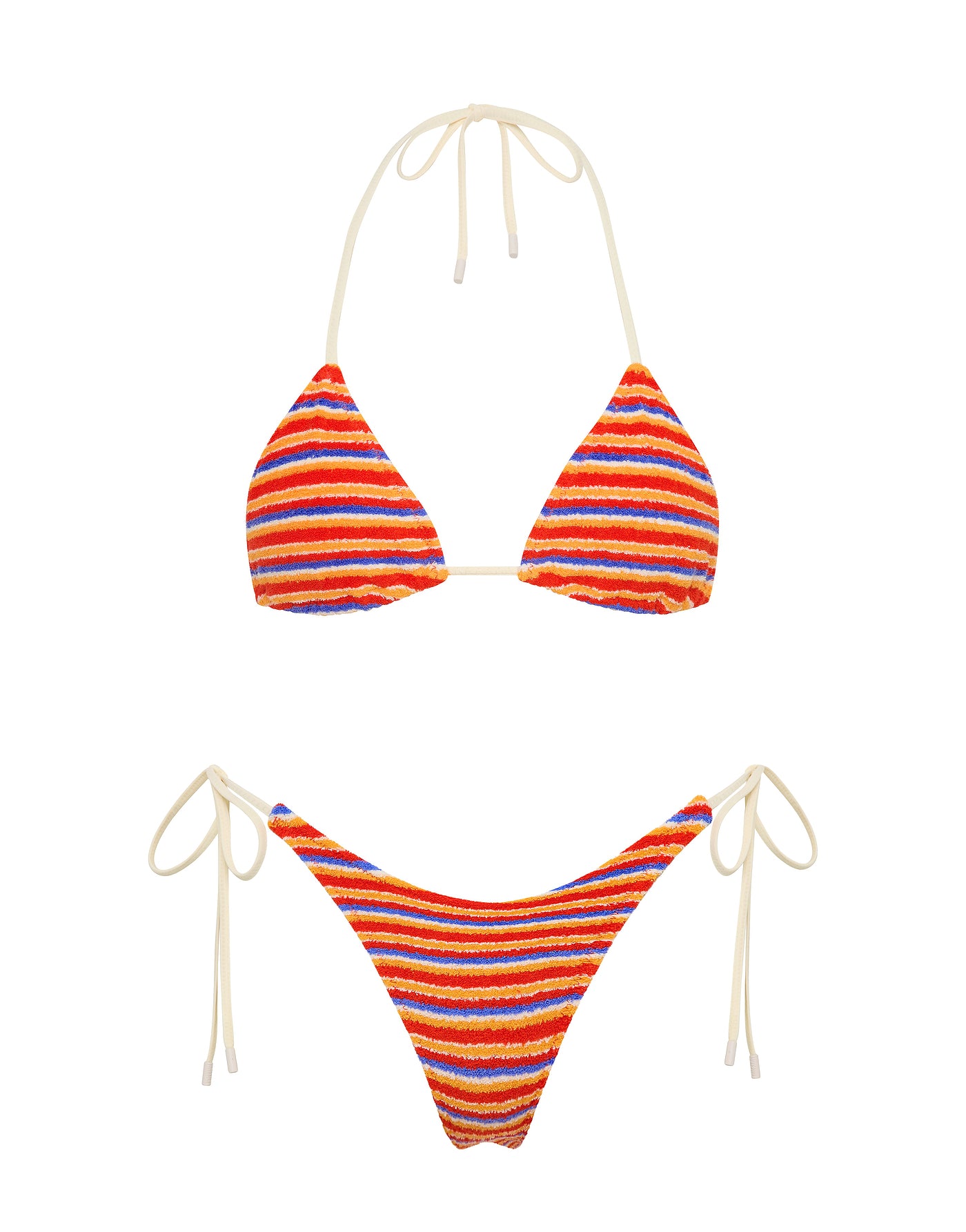 VINCA KITT Terry Towelling Triangle Bikini Set