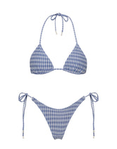 Vinca Loko Triangl Blue Check Bikini