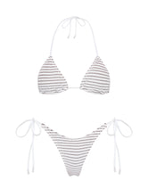 VINCA LUSAIL White Terry Towelling Triangle Bikini Set