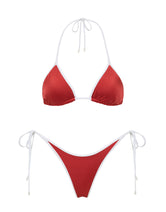 VINCA NASSE Red Triangle Bikini Set