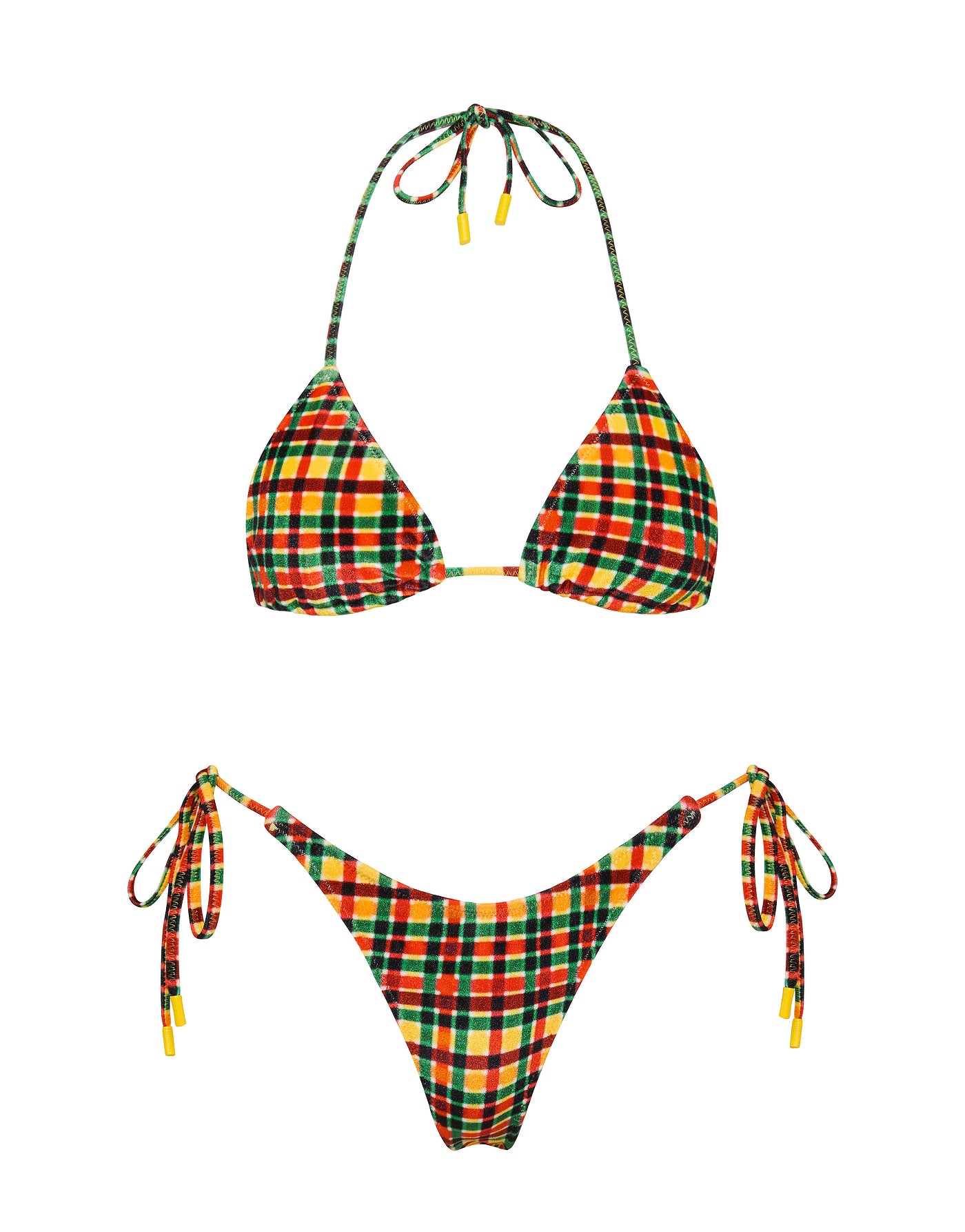 VINCA - NEMONE Velvet Triangle Bikini Set