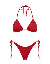 Vinca Pasha Triangl Textured Red Bikini
